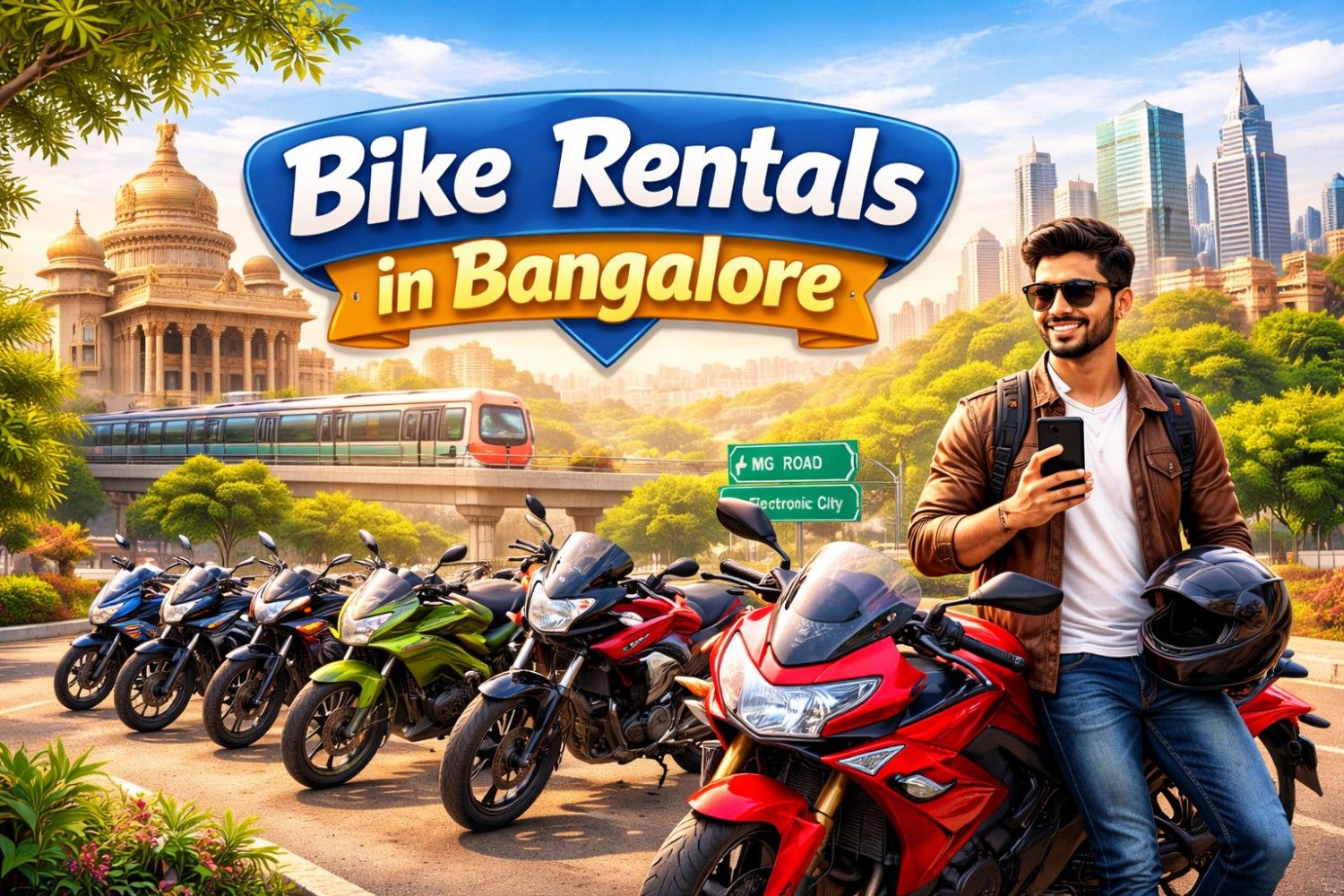 Bike Rentals in Bangalore – Affordable Monthly 2-Wheeler Rentals by Ontrack