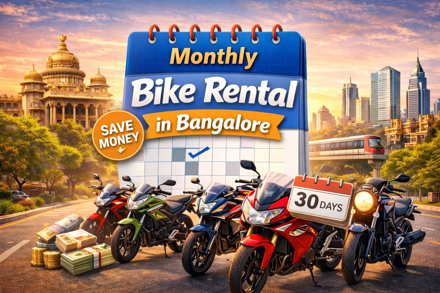 Monthly Bike Rental in Bangalore – Affordable 2-Wheeler Plans by Ontrack