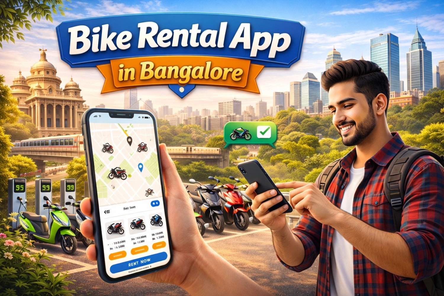 Bike Rental App in Bangalore – Book Monthly 2-Wheelers Easily with Ontrack