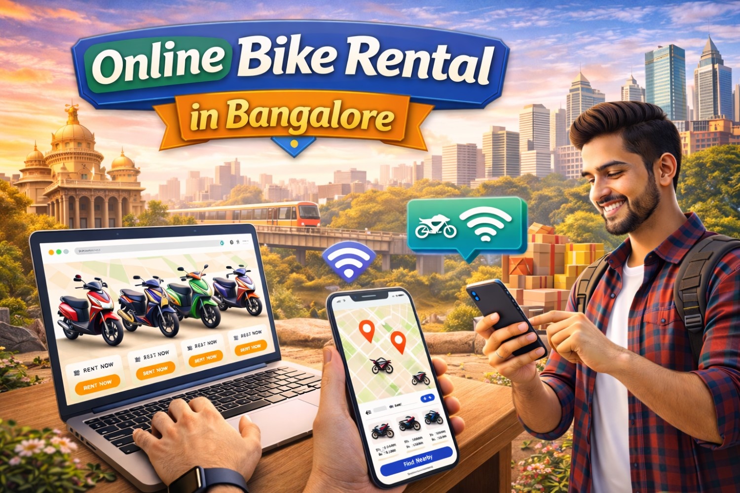 Online Bike Rental in Bangalore – Book Monthly 2-Wheelers Easily with Ontrack