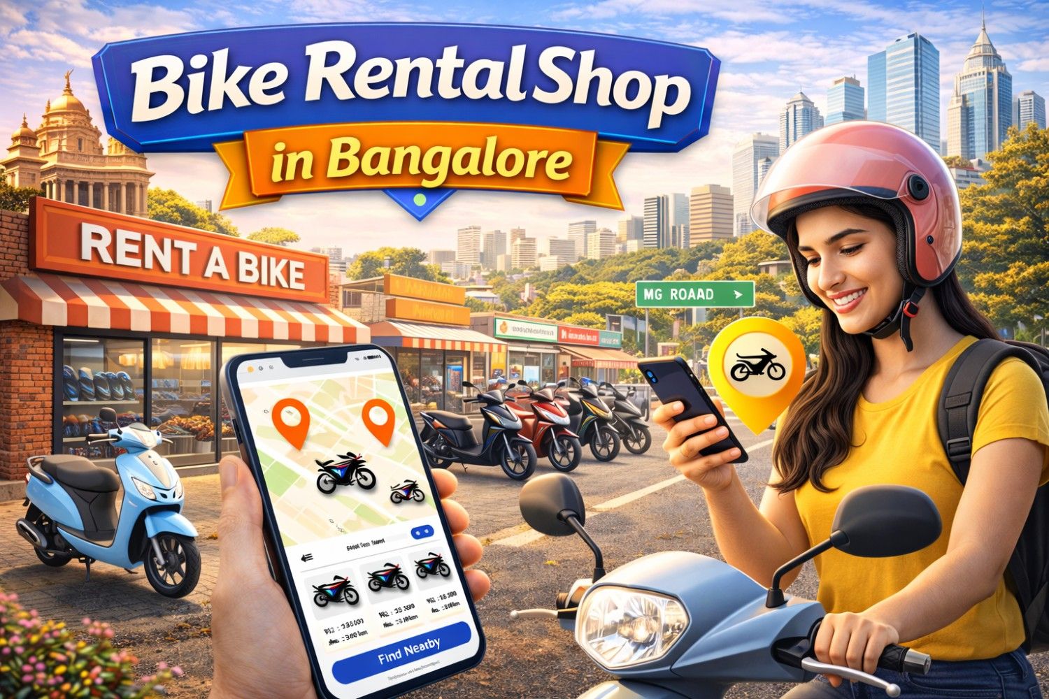 Bike Rental Shop in Bangalore – A Smarter Way to Rent Monthly with Ontrack