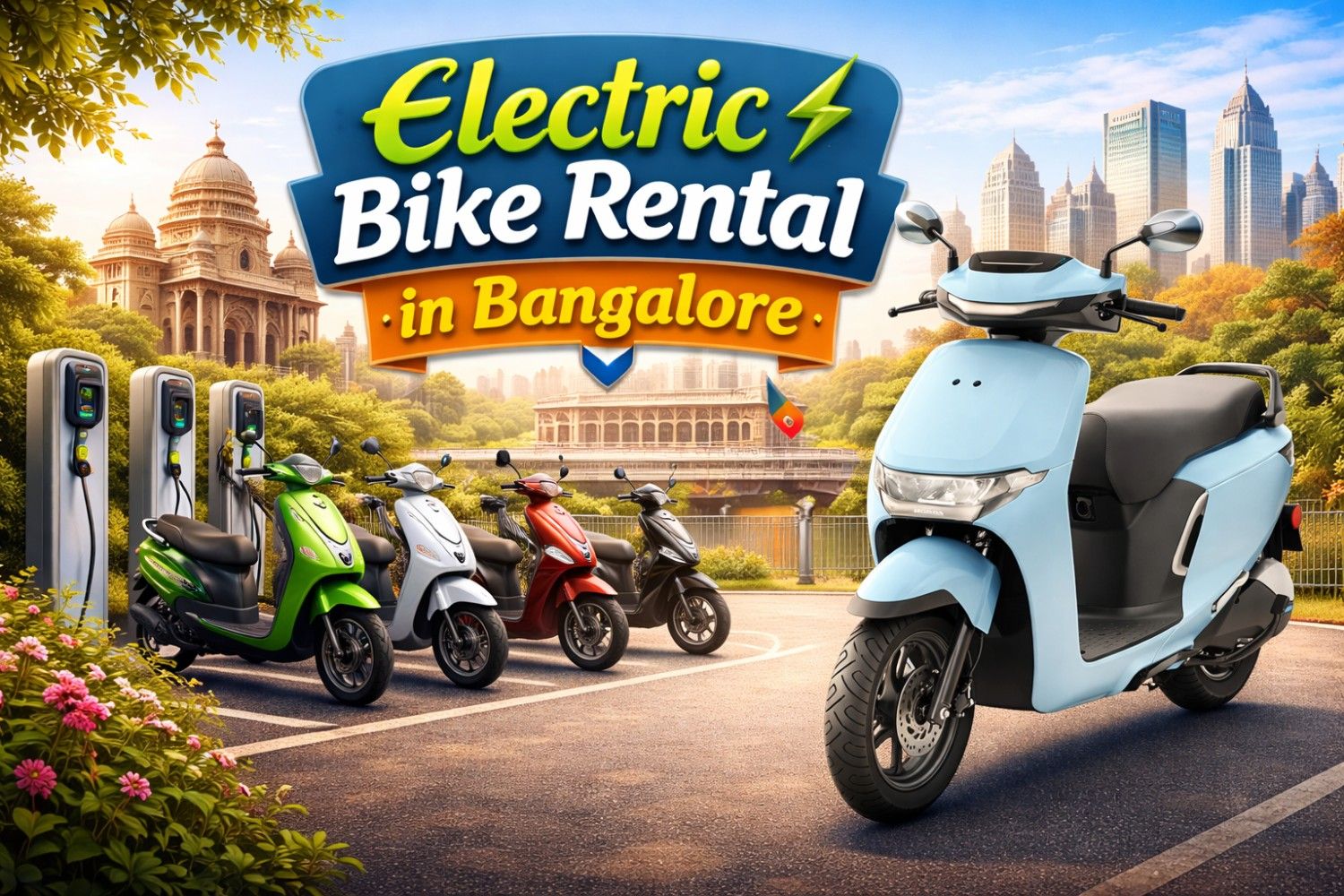 Electric Bike Rental in Bangalore – Eco-Friendly Monthly EV Rentals by Ontrack
