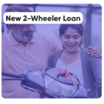 Picture showing a father gifting a scooter to his daughter taking a two wheeler loan from Ontrack